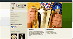 Desktop Screenshot of bigjohnstrophiesinc.com
